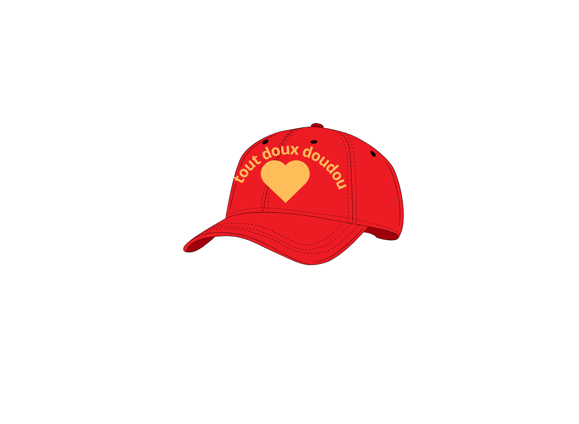 Casquette coeur