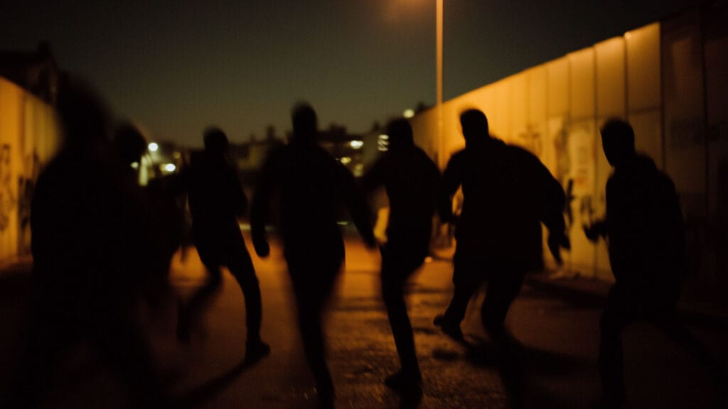 Scène de violence
