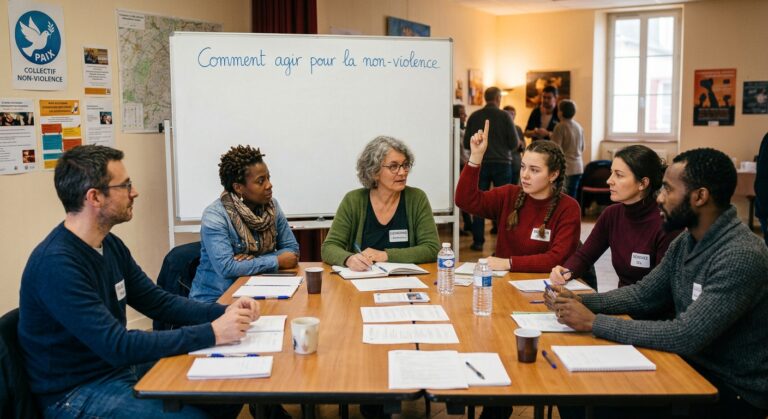 Le collectif en action pour la non-violence