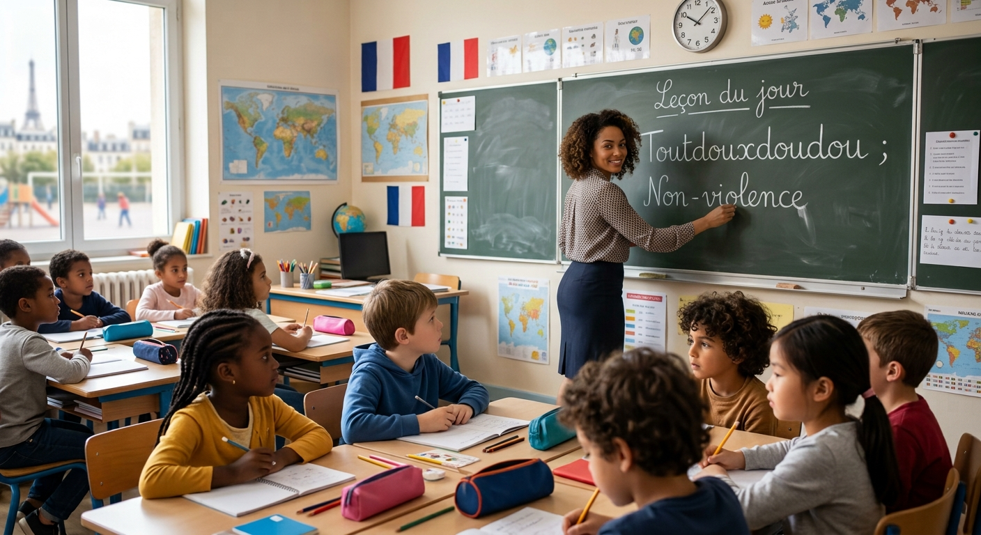 outdouxdoudou. non-violence, à l'école