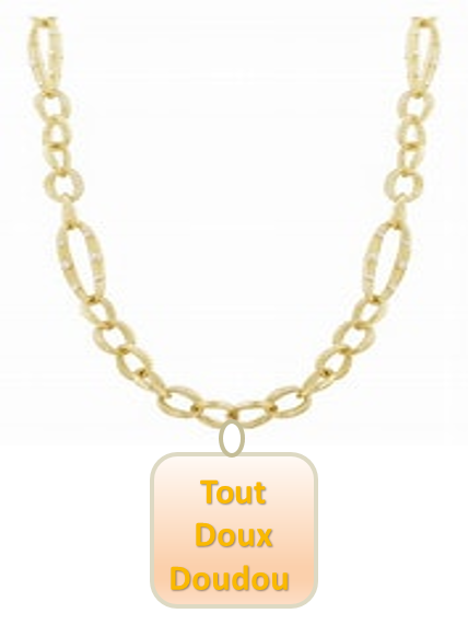 Bijou plaque toutdouxdoudou
